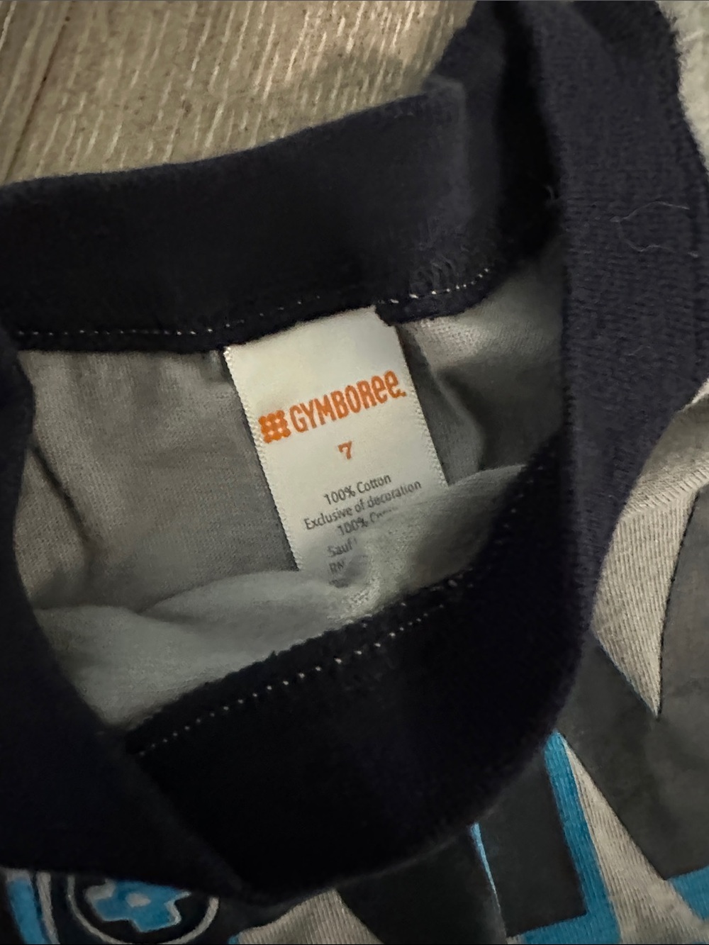 Gymboree Gray Tee with Blue Accents Set - Picture 3 of 3